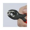 Markolófogó d4..22mm  csőhöz/kulcsnyíláshoz piros 22mm-max. átfogás 5-poz. 200mm TwinGrip KNIPEX - 8201200