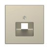 MERTEN Fedlap, 1xRJ45 aljzathoz, döntött, System-D, szahara - MTN4521-6033