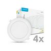 LED panel kerek álmennyezetbe süllyesztett 1x 12W 220-240V AC 1320lm 4000K IP20 P-series Modee /P4 pack/ - ML-LPRB4000K12WPN