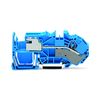 Nullbontó sorkapocs 76A 250V rugószorításos/ rugószorításos kék 0.5-25mm2/sokerű WAGO - 2016-7714