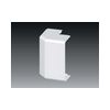 Parapetcsatorna külső sarok 100X40-hez 90°  szimmetrikus fényesfehér műanyag PVC EKD KOPOS - 8516_HB