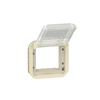 Plexo55 Program Mosaic adapter elefántcsont füstszínű csapófedéllel SQ70/SQ70 LEGRAND - 069838L