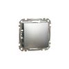 SednaÚj 101 1P kapcsoló betét adapterrel ezüst süllyesztett rugós IP20 billentyű/gomb Schneider - SDD170101