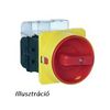 Szakaszoló fő- és vészkapcsoló 63A 3P 22kW/400VAC-3 beépíthető fix piros ML2-063-E-1850-HS MERZ - MZ37002