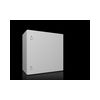 Szekrény fali teli ajtós acél szerelőlappal 600mmx 600mmx 350mm IP66 AX 1360.000 Rittal - 1360000