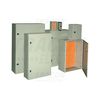 Szekrény fali teli ajtós acél szerelőlappal 800mm 600mmx 300mmx IP55 szürke TRACON - TFE806030