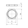 Tömszelence ellenanya M 20 fém 169 MS M20 OBO-BETTERMANN - 2091623