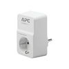 Túlfeszültségvédő dugaljadapter 3680W túlfeszvédett 1x2P+E/230V 1xEURO 16A fehér Schneider - PM1W-GR