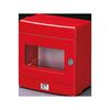 Tűzvédelmi kézi jelzésadó falonkívüli tűzriasztó (piros) műanyag piros üveglapos IP55 42RV GEWISS - GW42203