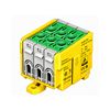 Univerzális sorkapocs PE zöld-sárga 16-95mm2Cu/Alu 1P csavaros kalapsínre UKN95-3PE Pollmann - 2090347