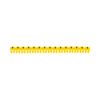 Vezeték- és sorkapocsjelölő (-) 0,5-1,5mm2 füzet műanyag sárga bepattintó CAB3 LEGRAND - 038273