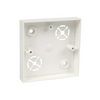 Vezetékcsatorna elosztódoboz műanyag 82mmx 82mm 16mm fehér 4mm2-vezetőhöz(max.) LK KOPOS - LK 80/1_HB