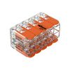 Vezetékösszekötő oldható 32A/450V leágazás 10x 0.2-4mm2 átlátszó polikarbonát (PC) WAGO - 221-420