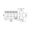 Villámáram-levezető kombi DEHNventil 4P T1+T2 TN-S 230V/AC 8M 100kA-imp(10/350) DV M TNS 255 DEHN - 951400