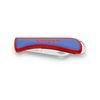 Villanyszerelő kés összecsukható 80mm-penge 120mm-hossz KNIPEX - 162050SB