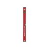 Vízmérték mágneses keskeny ütés-/UV-álló műanyag 600mm x 2-libellával SlimBox Milwaukee - 4932464855