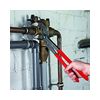 Vízpumpafogó 61HRC 95mm kulcsnyílás piros 90mm-max. átfogás 27-poz. állítható 400mm Cobra KNIPEX - 8701400