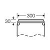 Zárófedél membrános kábelbevezetőkkel 300mmx 25mmx 100mm műanyag szürke Mi FP 38 Hensel - 2000318