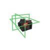 Zöld lézer 3síkú +4Ah/Li-ion-akku +töltő +koffer 38m-sugárhossz Class 2 M12 3PLKIT-401P Milwaukee - 4933478960