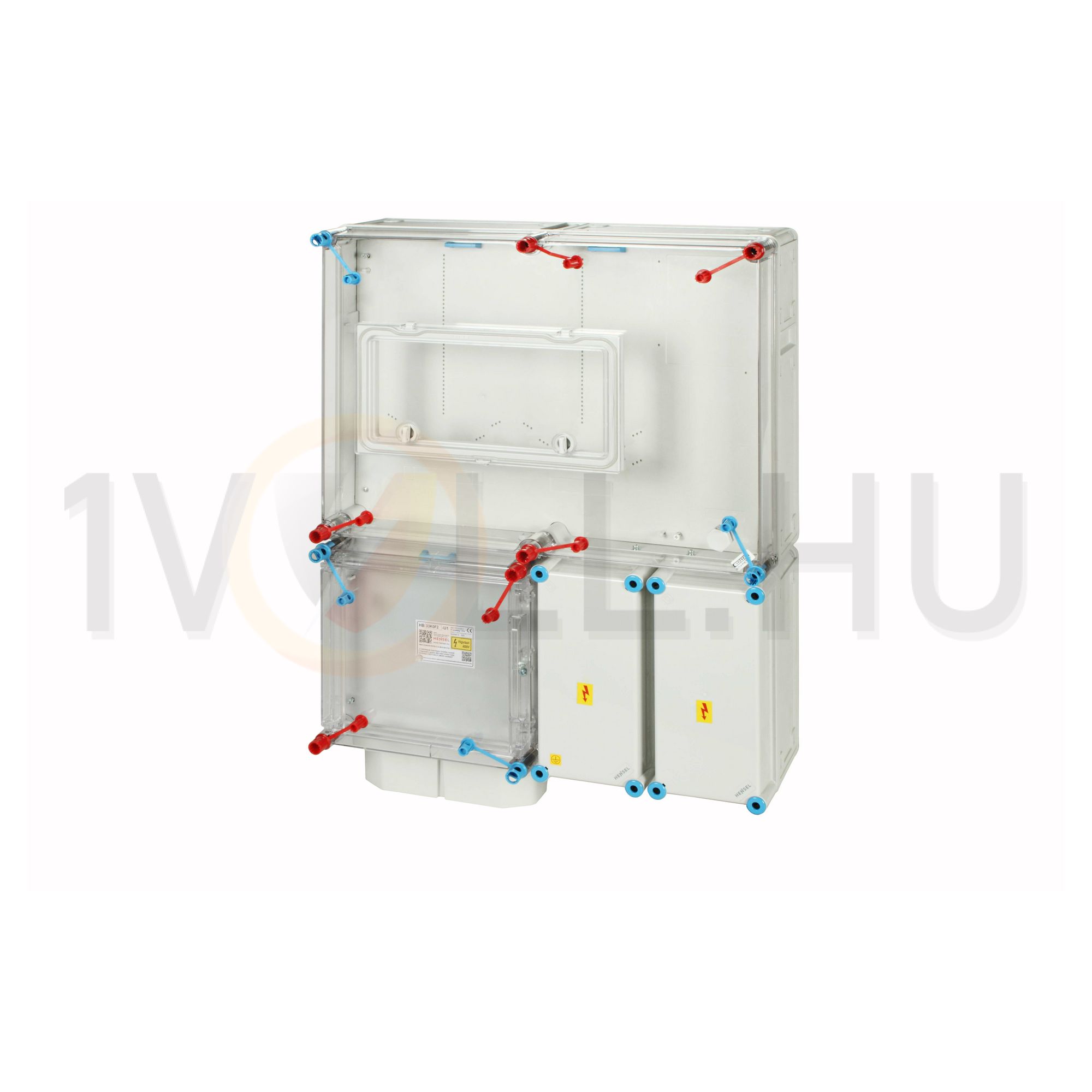 1/3F mérőszekrény 1xM63.80A+1xV32A/H földkábeles (50mm2) HB33K0F2-U1(HEN24.E211) Hensel - 1091351