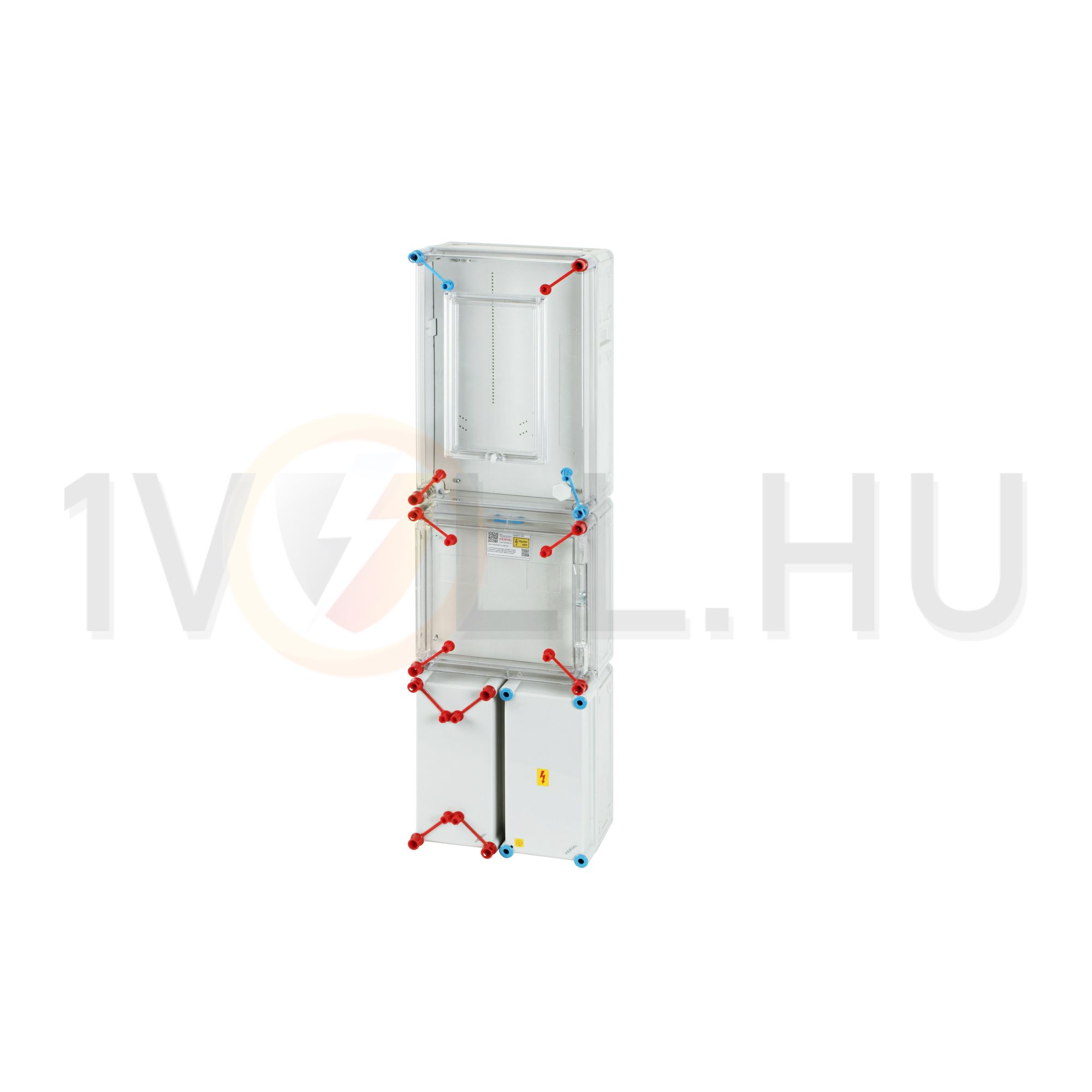 1/3F mérőszekrény 1xM63.80A földkábeles 1-szintes 1-mérőhely 1M HB3008F-U1(HEN25.E186) Hensel - 1091332