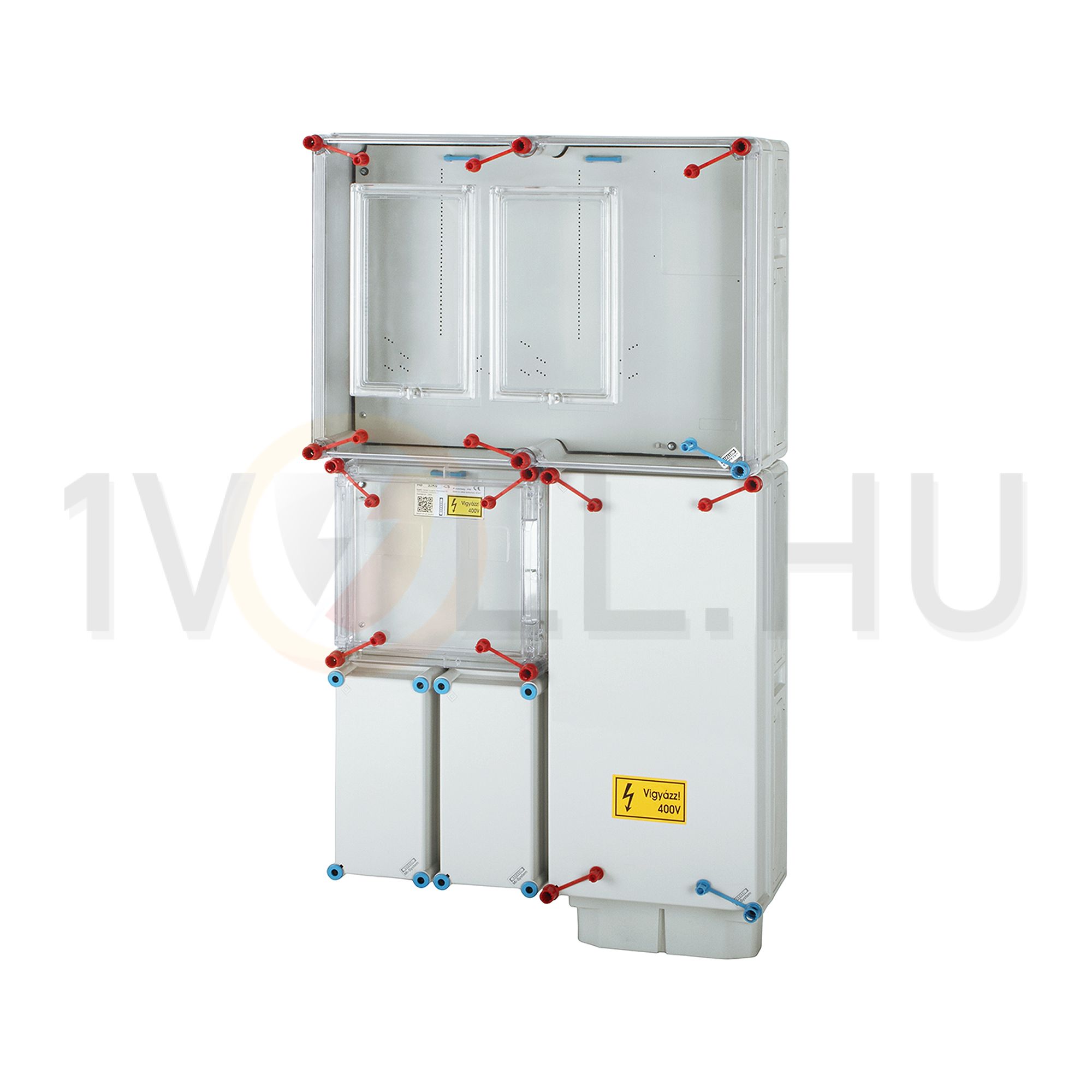 1/3F mérőszekrény 1xM80+1xV32A földkábeles 1-szintes 2-mérőhely 2M HB33K0F-U(HEN21.E013) Hensel - 1091624