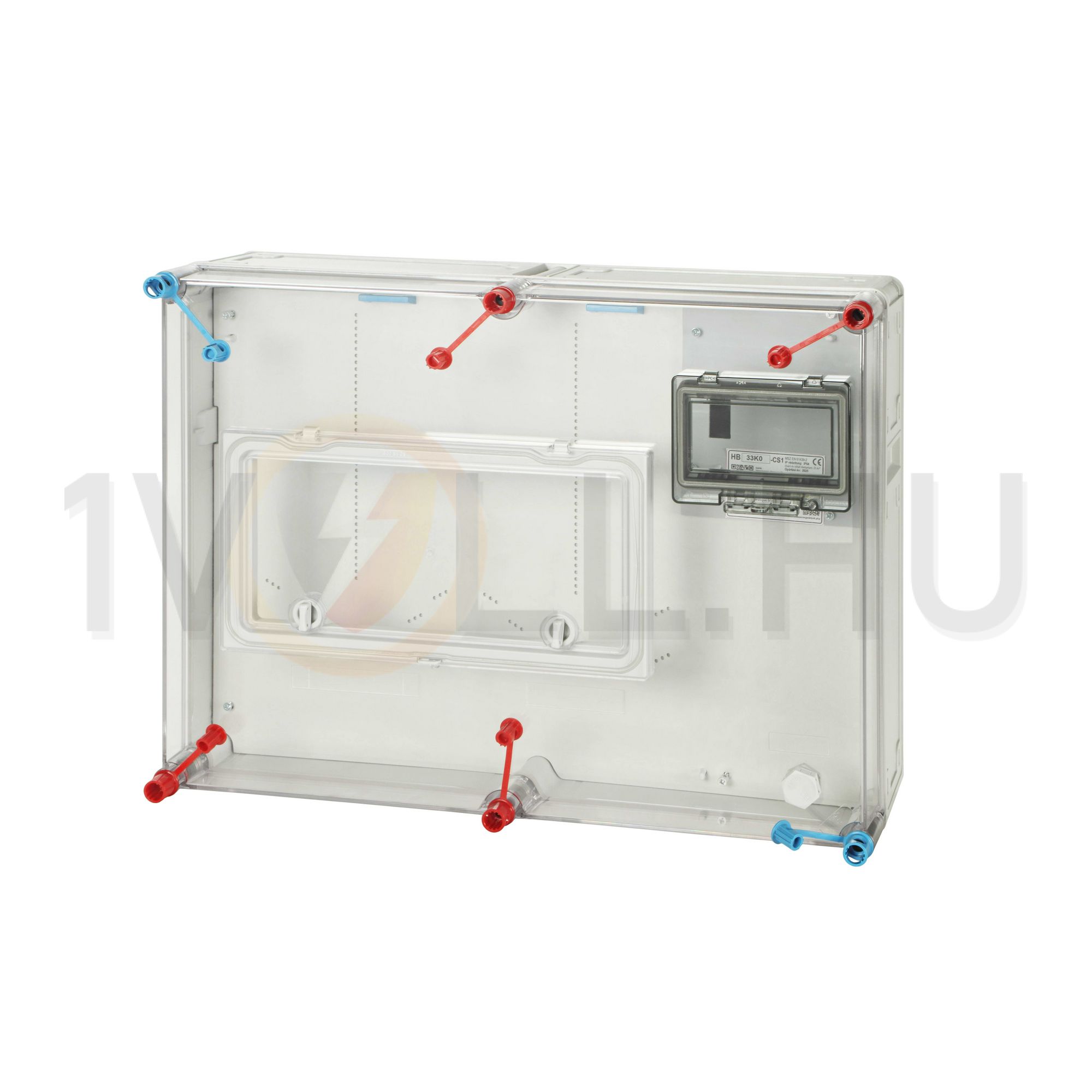 1/3F mérőszekrény modul 1xM63A+1xV32A/H csoportos mérőhöz 1-szintes HB33K0-CS1(HEN24.t146) Hensel - 1091994