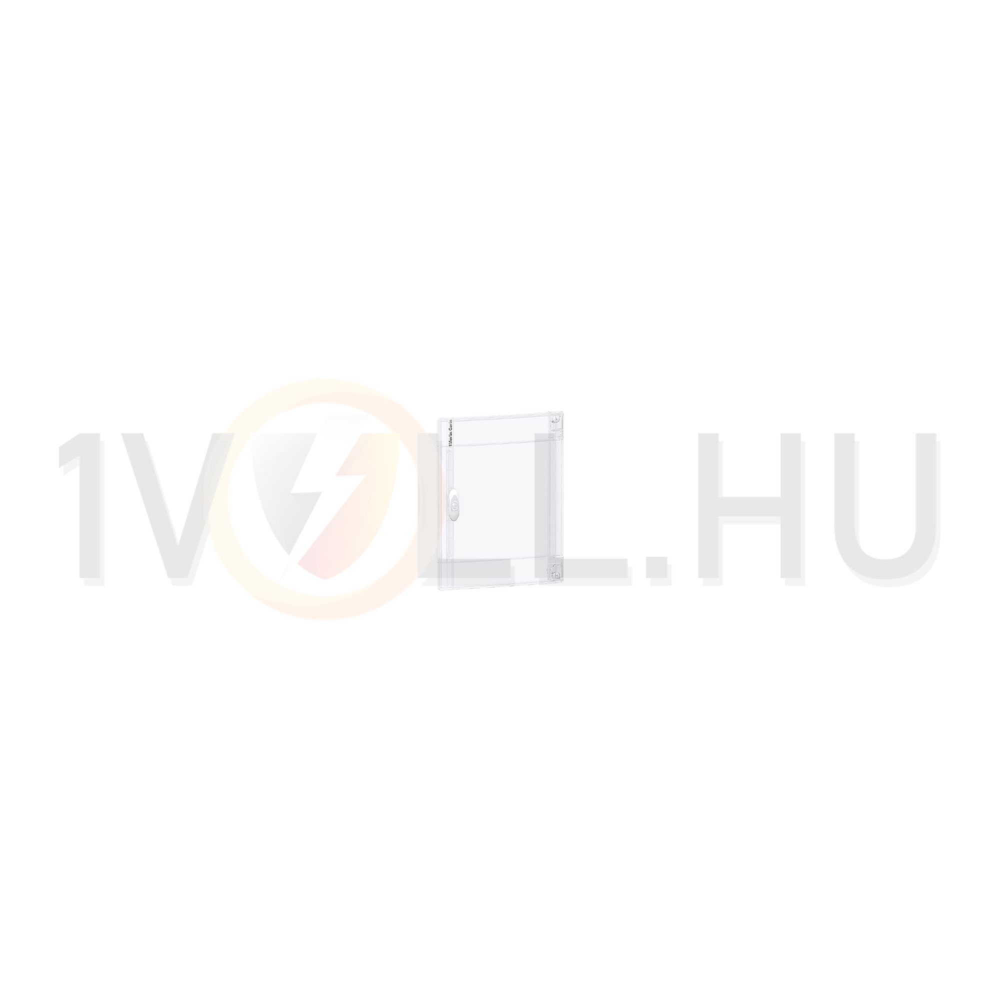 Ajtó átlátszó 2x13modul műanyag fehér IP40 336mm-sz 450mm-ma Pragma Schneider - PRA15213