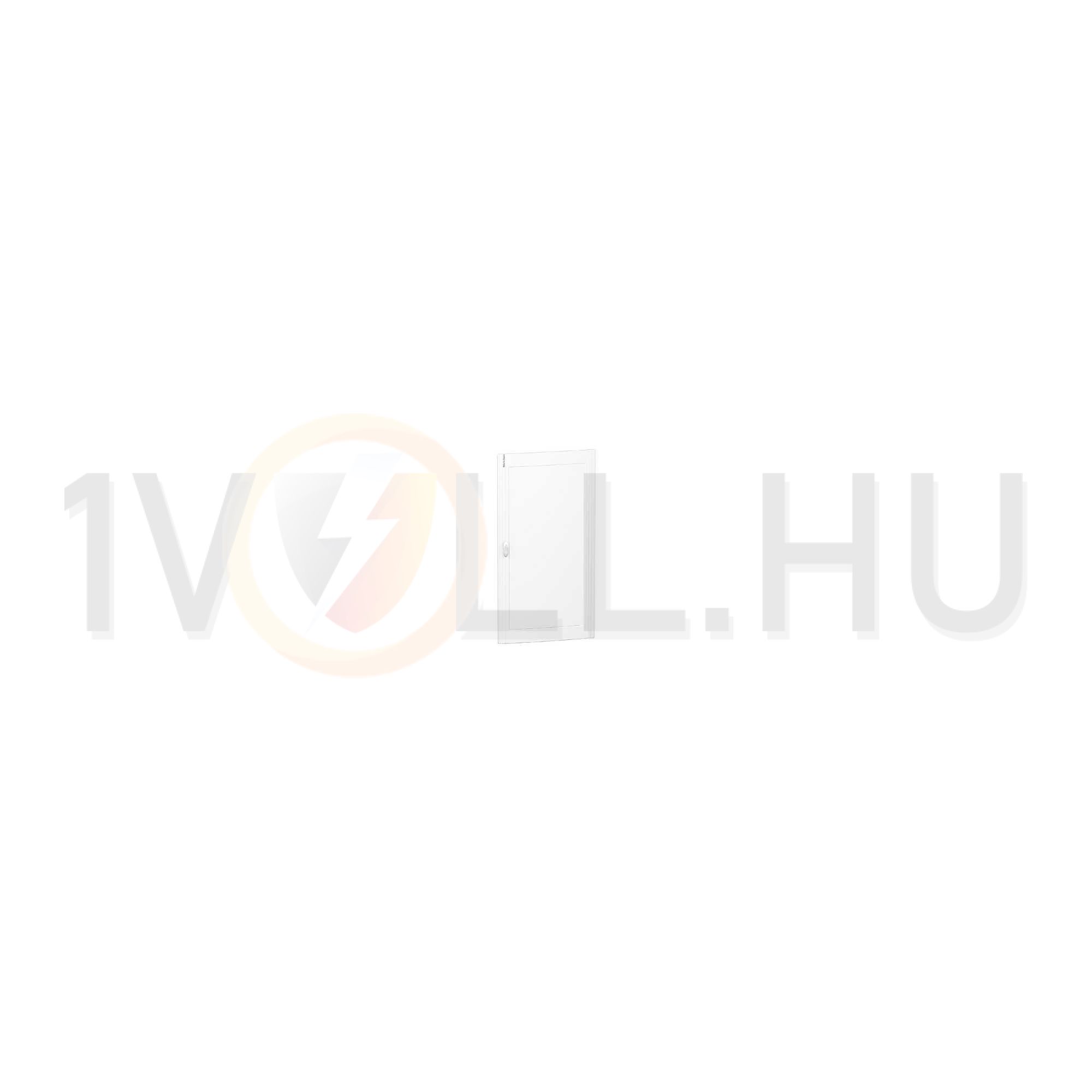Ajtó teli 5x24modul porszórt acél fehér IP40 550mm-sz 900mm-ma Pragma Schneider - PRA16524