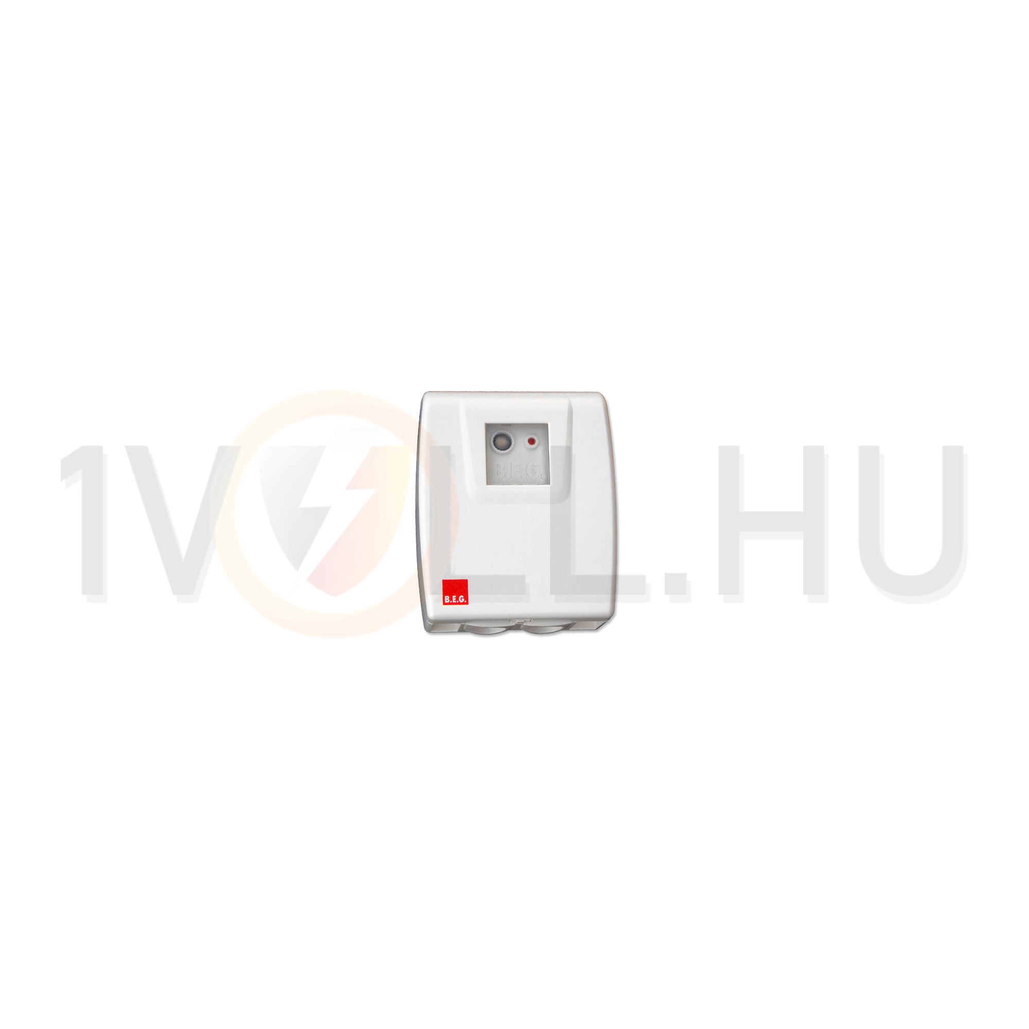 Alkonykapcsoló falra kültér 2-1000lx 1z 2300W falonkívüli műanyag fehér CdS-AP B.E.G. - 92369