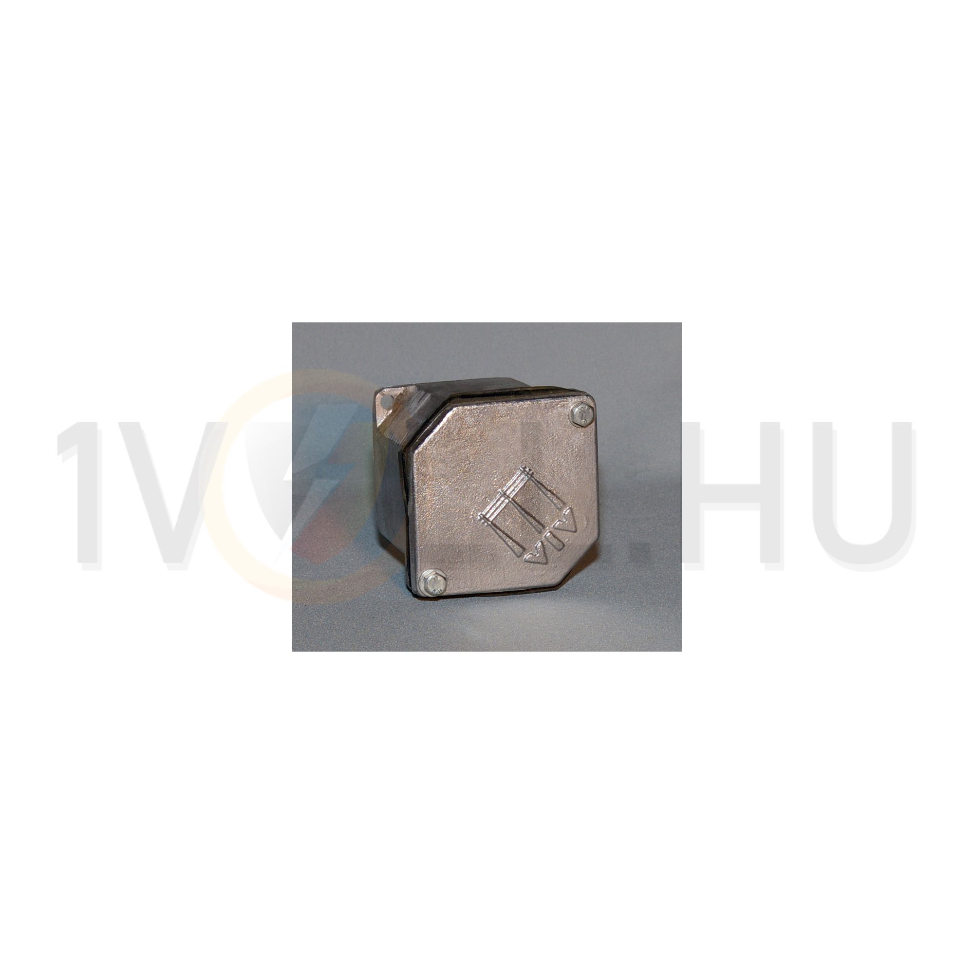 Üres doboz alumínium 100mmx 100mmx 64mm IP54 zártfedlél kültéri Govill - AD-100