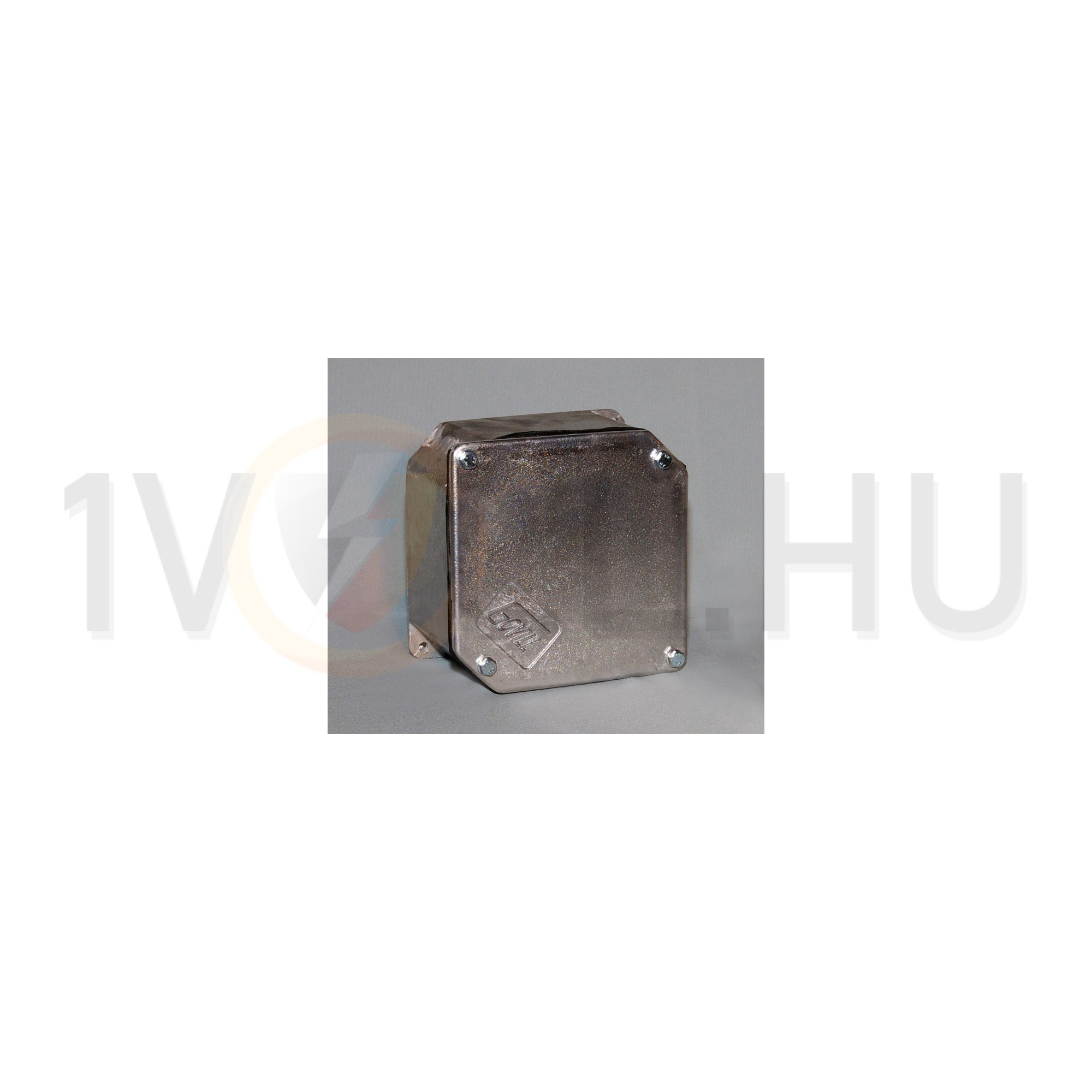 Üres doboz alumínium 150mmx 150mmx 94mm IP54 zártfedlél kültéri Govill - AD-150