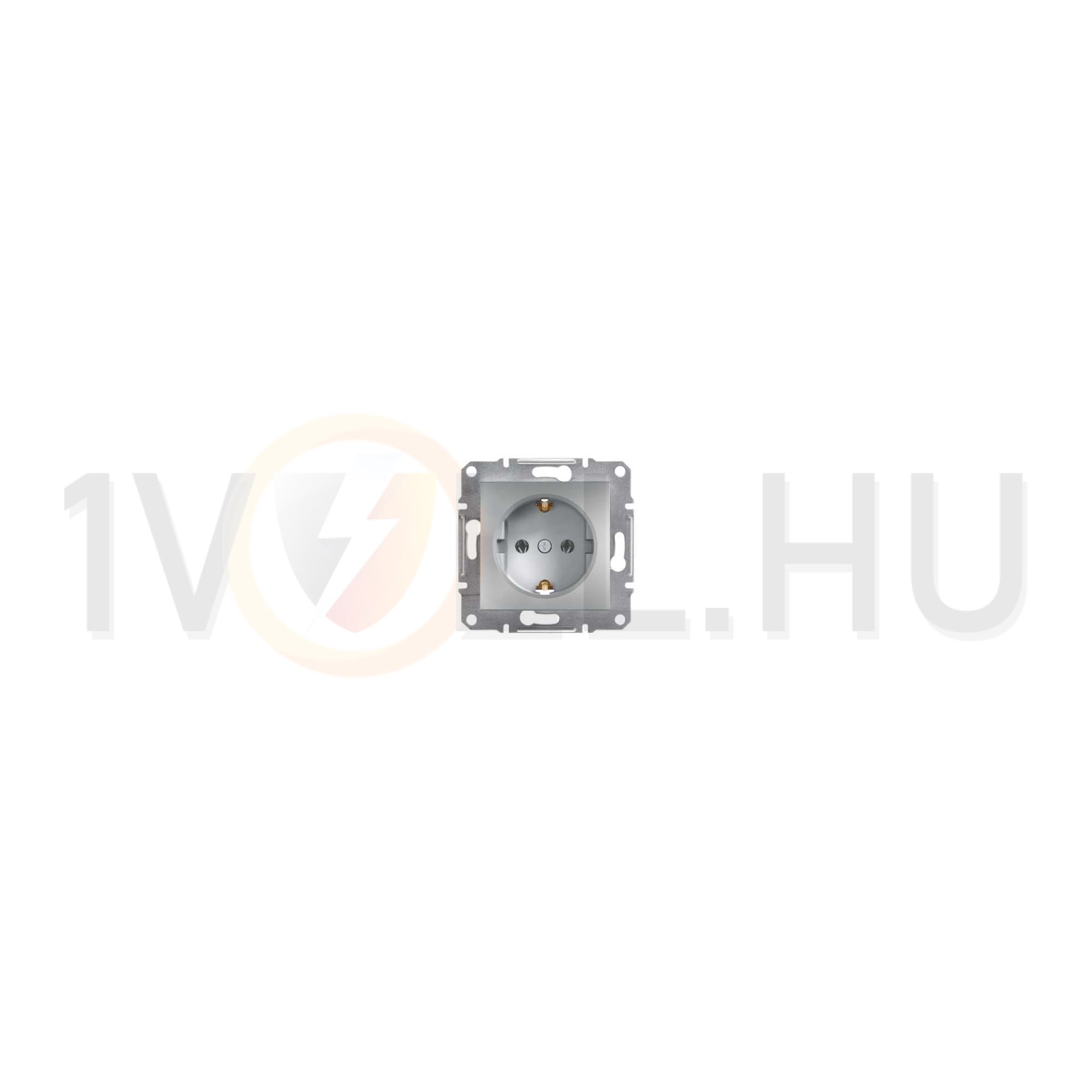 Asfora 162 dugalj földelt alumínium IP20 süllyesztett Schneider - EPH2900161