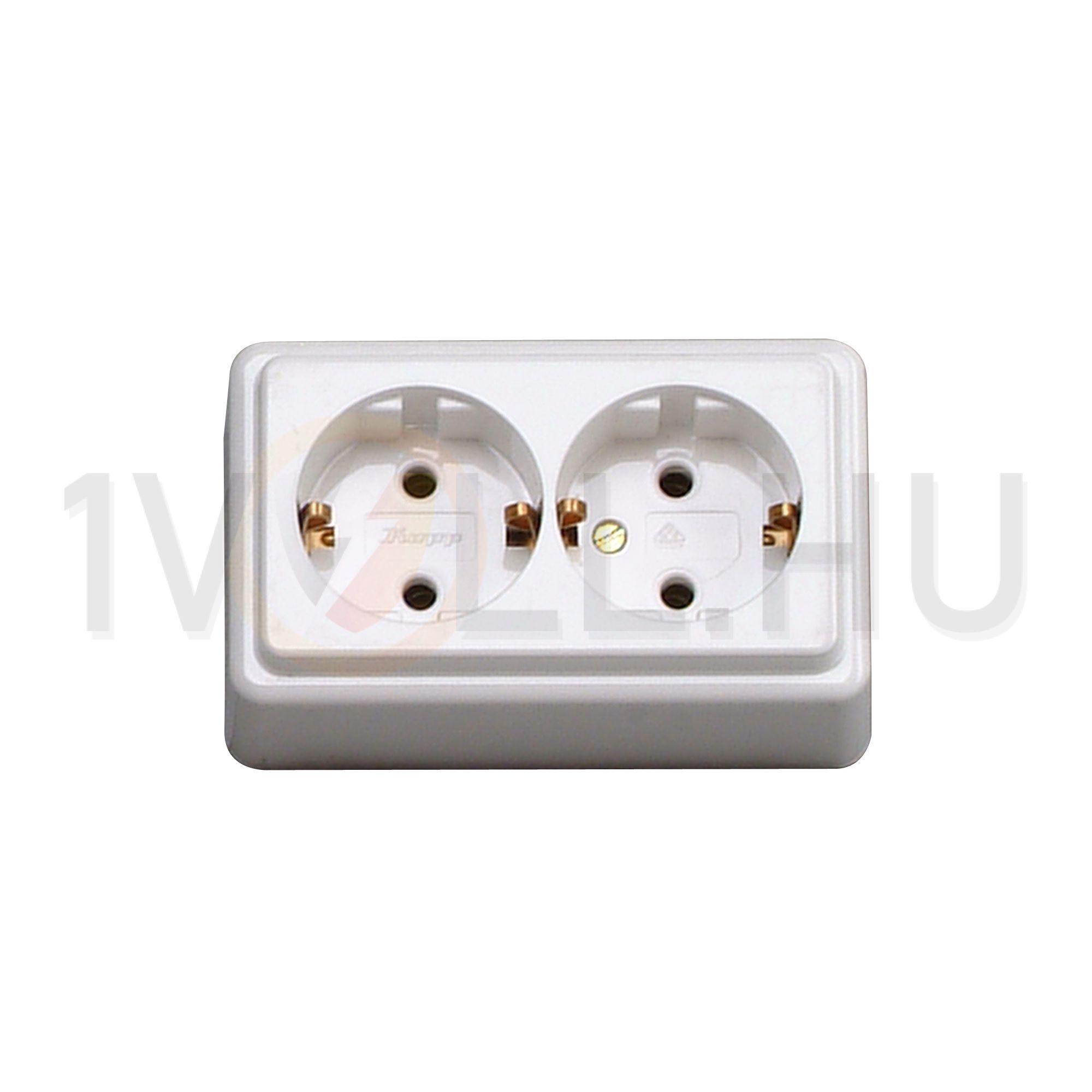 Asztali elosztósor 2x2P+F/230V 16A fehér IP20 Kopp - 120101001
