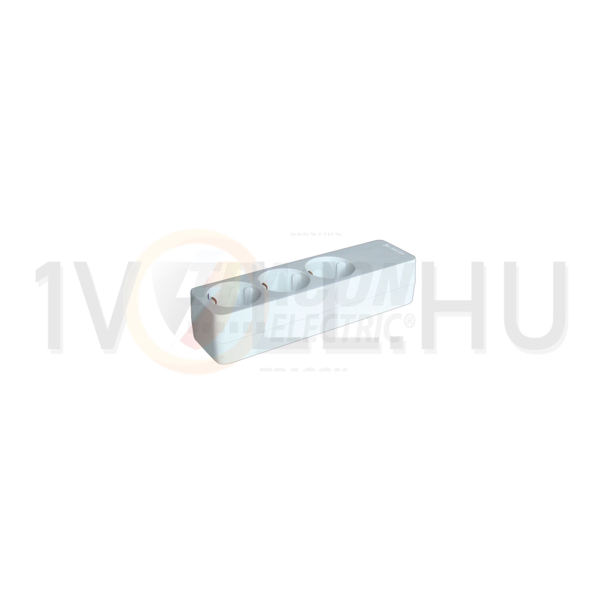 Asztali elosztósor vezeték nélkül 3x2P+F/230V 16A fehér IP20 TRACON - HUR-03