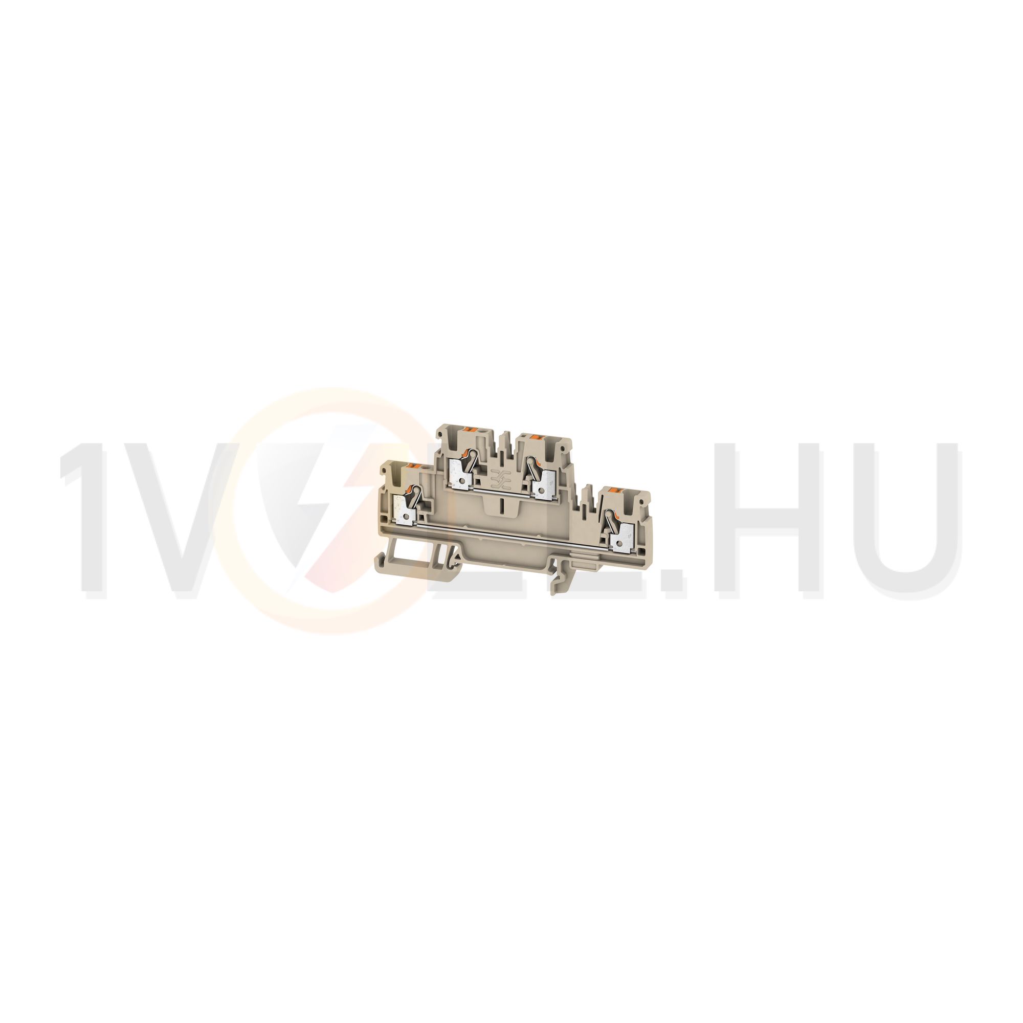 Átmenő sorkapocs TS35 2-szintes 24A 0.5-2.5mm2 bézs dugaszolós A2T 2.5 Weidmüller - 1547610000