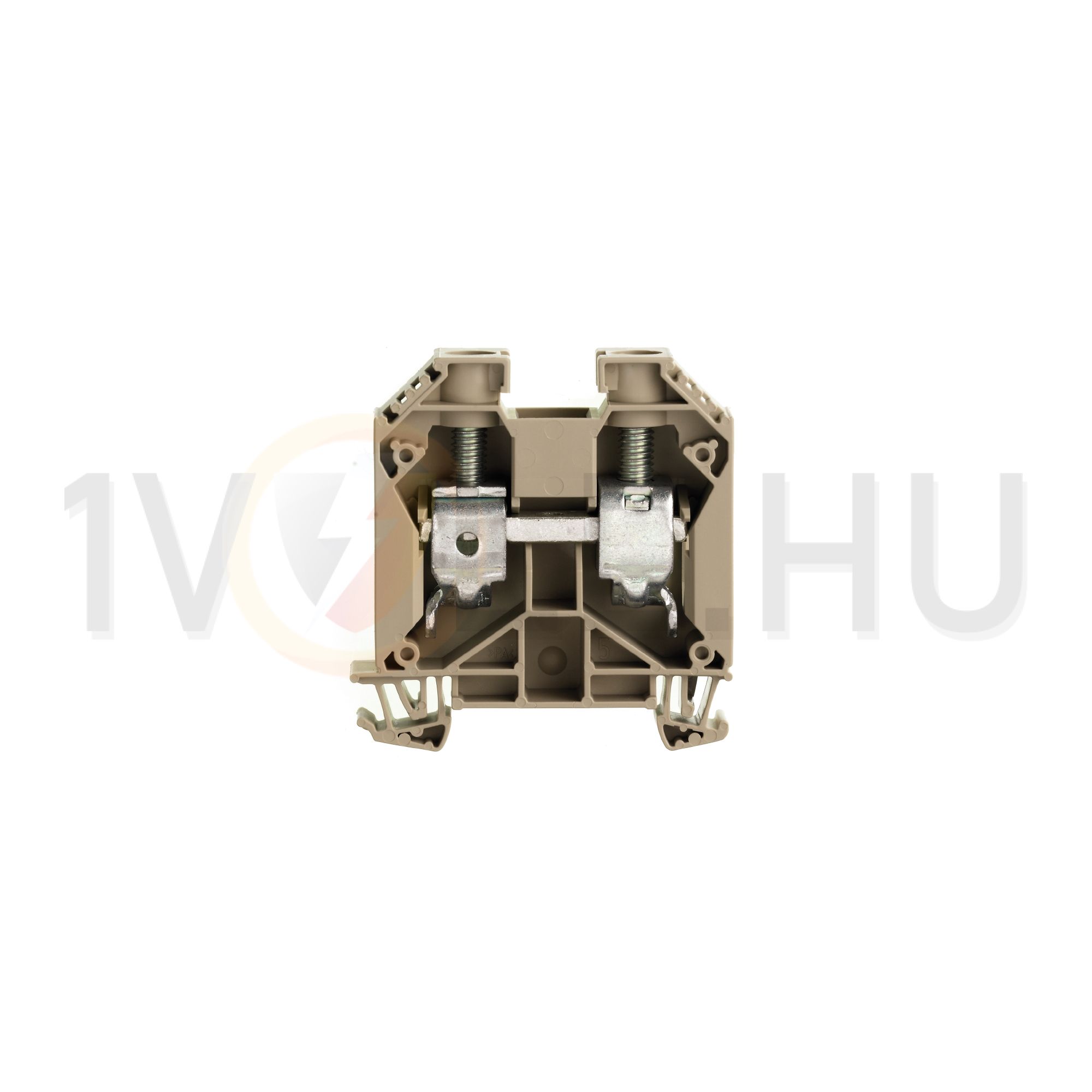 Átmenő sorkapocs TS35 1-szintes 125A 2.5-35mm2 bézs csavaros robbanásbiztos WDU 35 Weidmüller - 1020500000