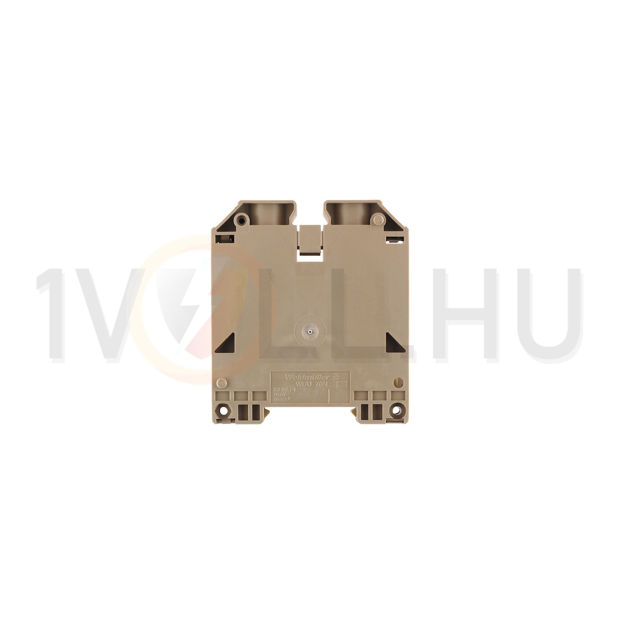 Átmenő sorkapocs TS35 1-szintes 192A 16-70mm2/érvéghüvely bézs csavaros WDU 70N/35 Weidmüller - 9512190000