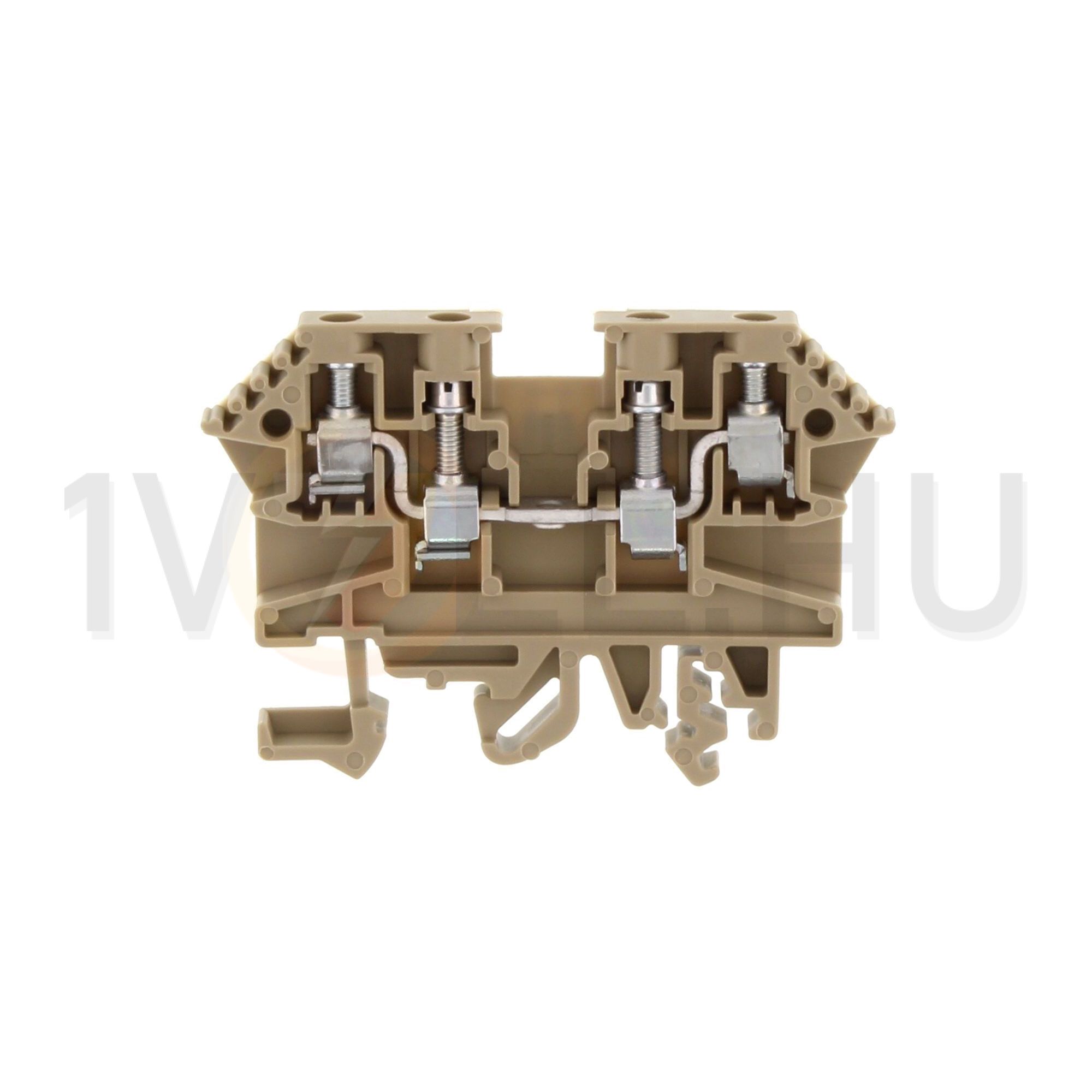 Átmenő sorkapocs TS32/35 1-szintes 24A 0,2-2,5mm2/érvéghüvely bézs RK 2,5-4/ZRL BG CONTA-CLIP - 1211.2