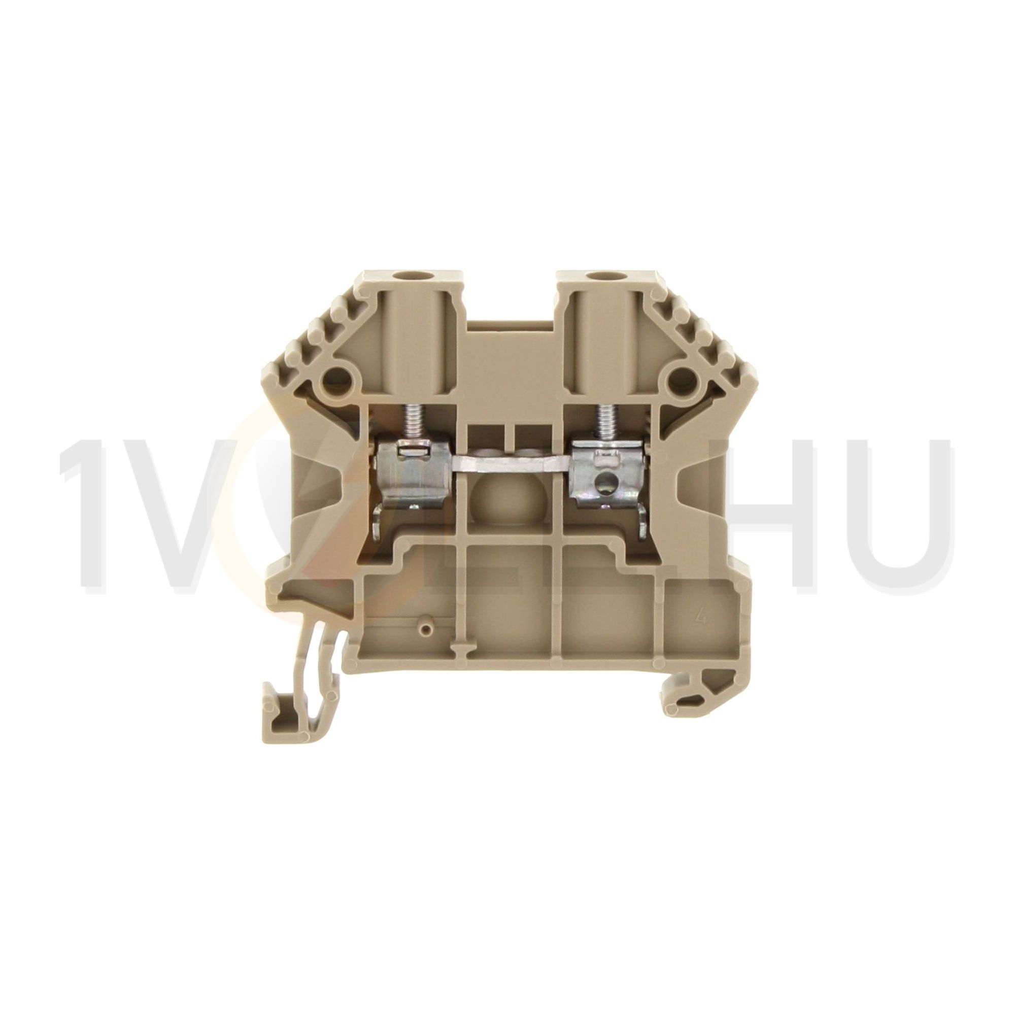 Átmenő sorkapocs TS35 1-szintes 24A 0,2-2,5mm2/érvéghüvely bézs SRK 2,5/2A BG CONTA-CLIP - 17100.2