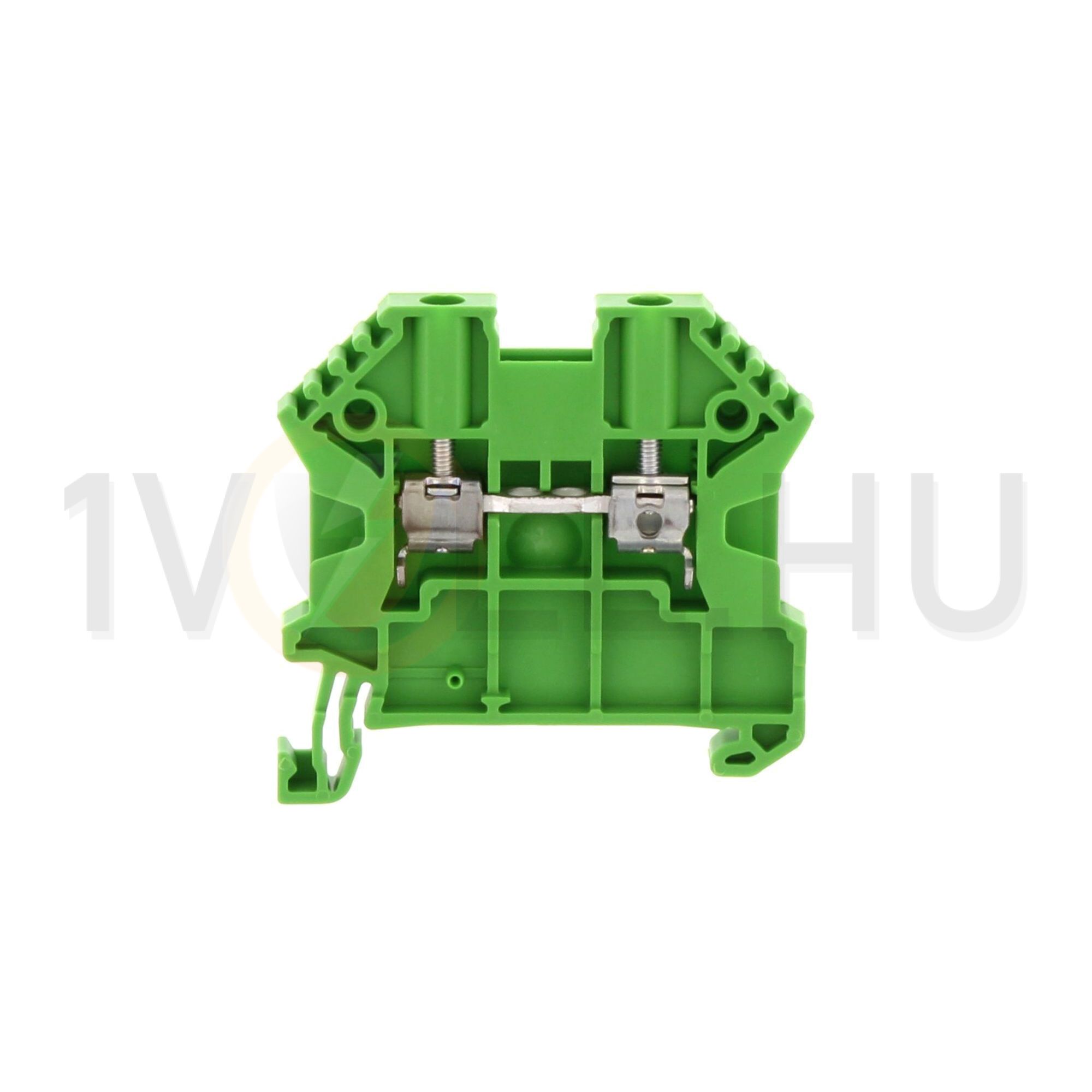 Átmenő sorkapocs TS35 1-szintes 24A 0,2-2,5mm2/érvéghüvely zöld SRK 2,5/2A GN CONTA-CLIP - 17100.1