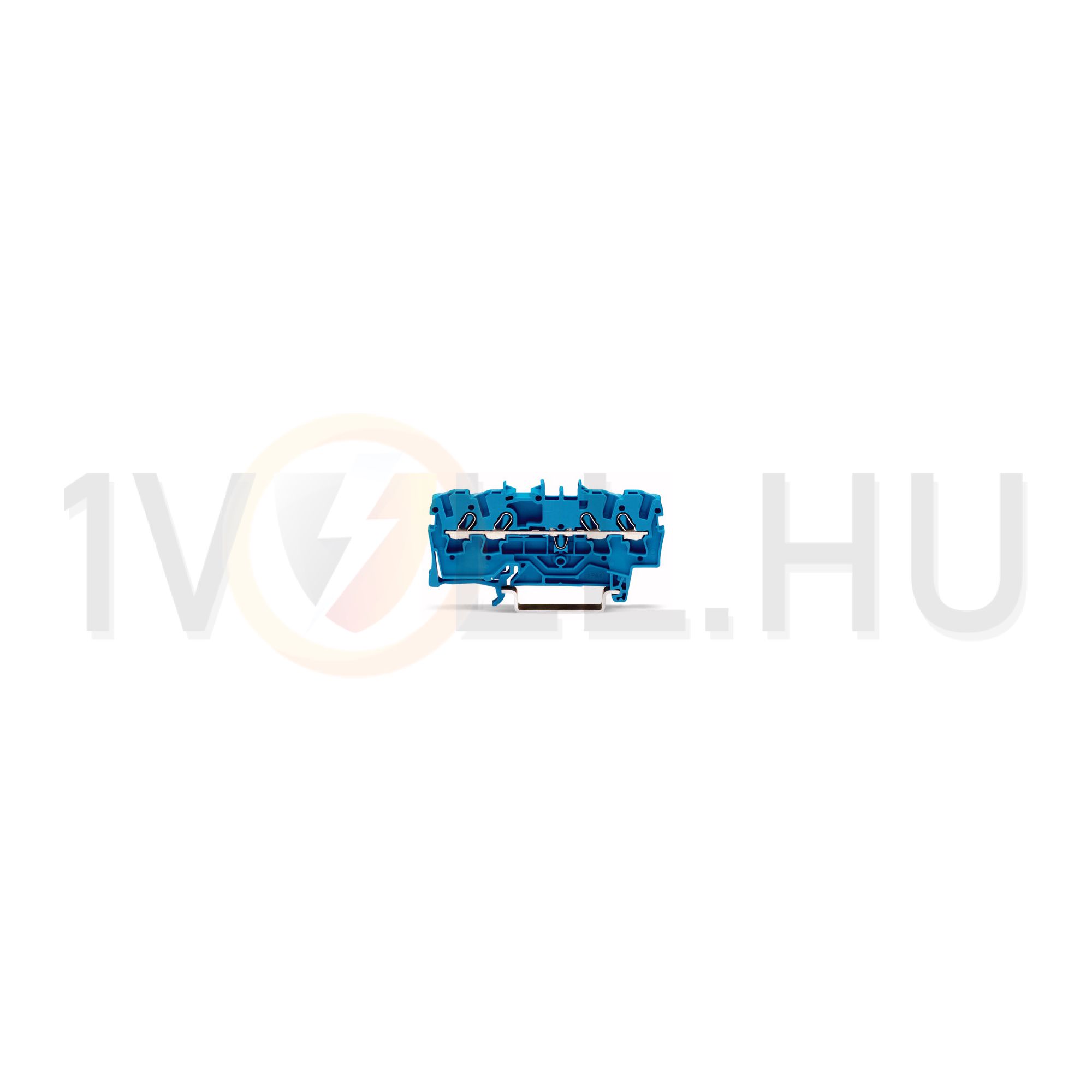 Átmenő sorkapocs TS35 1-szintes 24A 0.75-2.5mm2 kék rugószorításos rugószorításos WAGO - 2002-1404