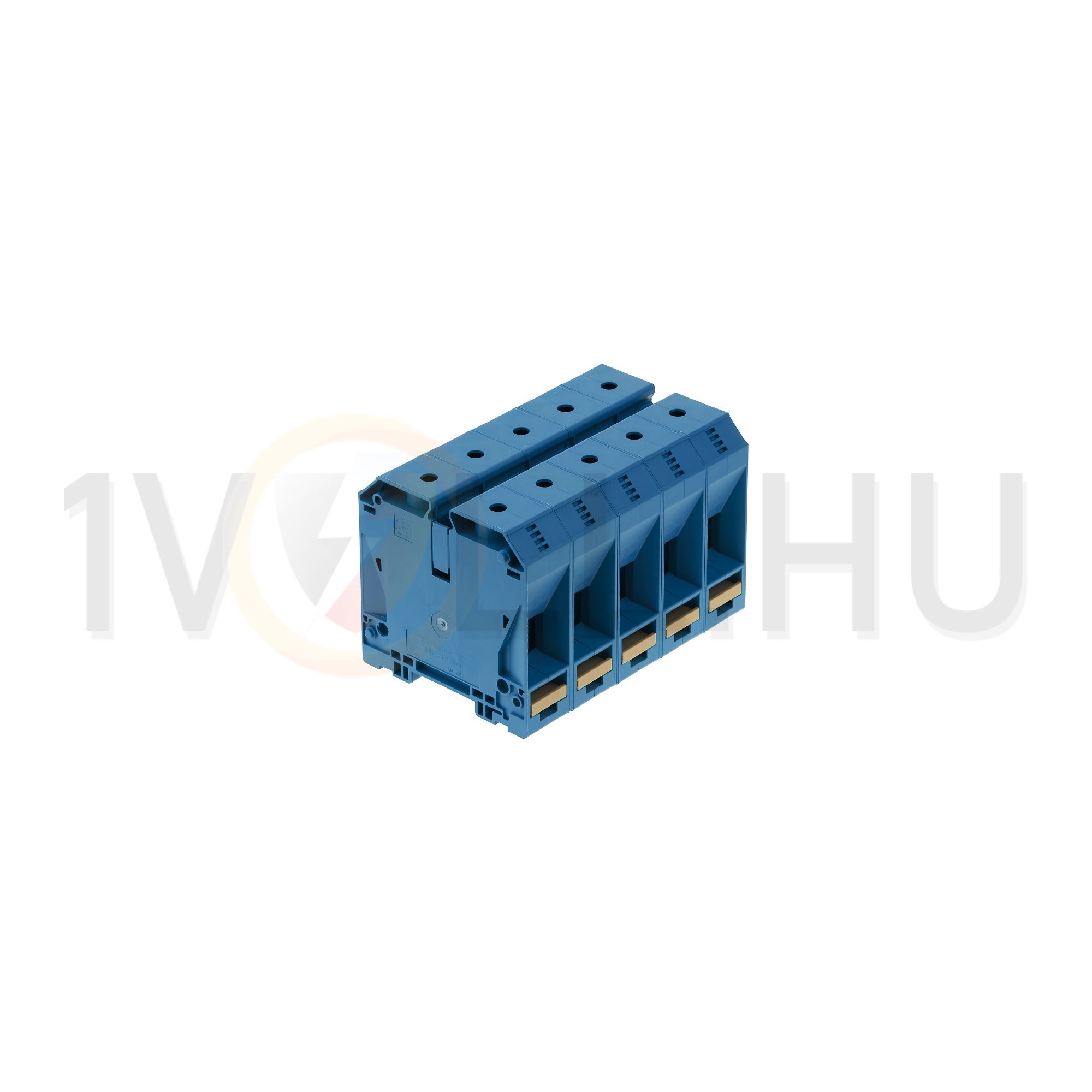 Átmenő sorkapocs TS35 1-szintes 269A 16-95mm2 kék csavaros WDU 95N/120N BL Weidmüller - 1820560000