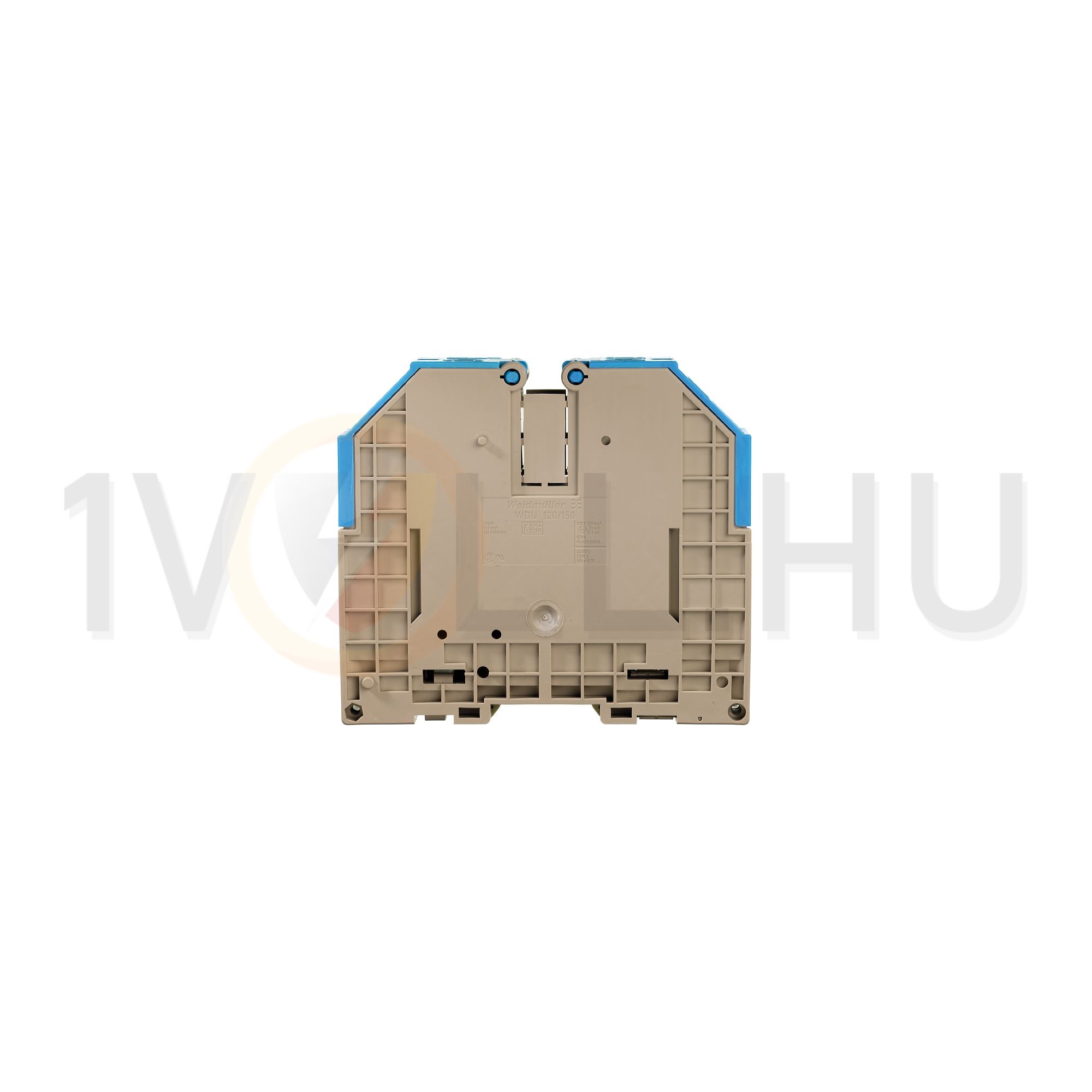 Átmenő sorkapocs TS35 1-szintes 269A 35-150mm2 kék csavaros WDU 120/150 BL Weidmüller - 1024580000