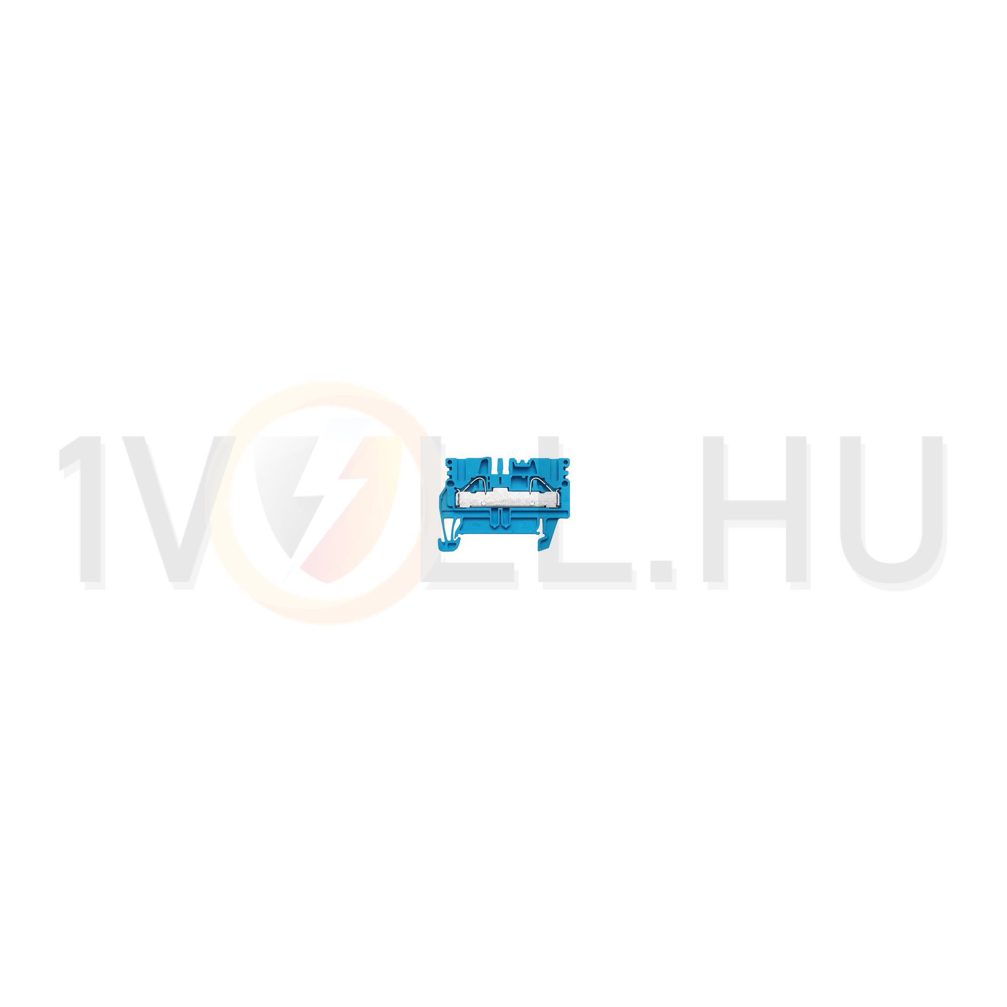Átmenő sorkapocs TS35 1-szintes 32A 0.5-4mm2 kék dugaszolós PDU 2.5/4 BL Weidmüller - 1896230000