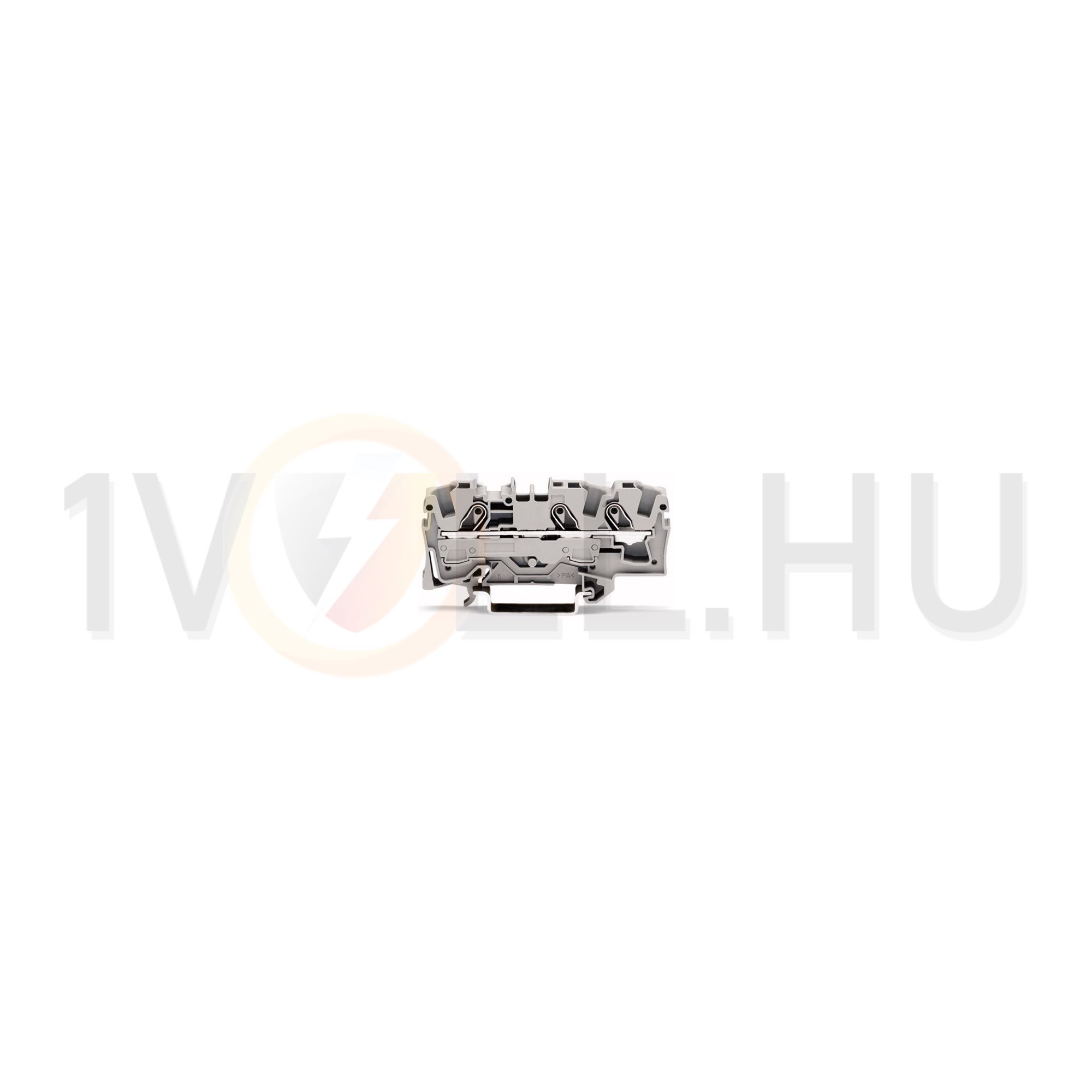 Átmenő sorkapocs TS35 1-szintes 41A 1.5-6mm2 szürke rugószorításos rugószorításos WAGO - 2006-1301