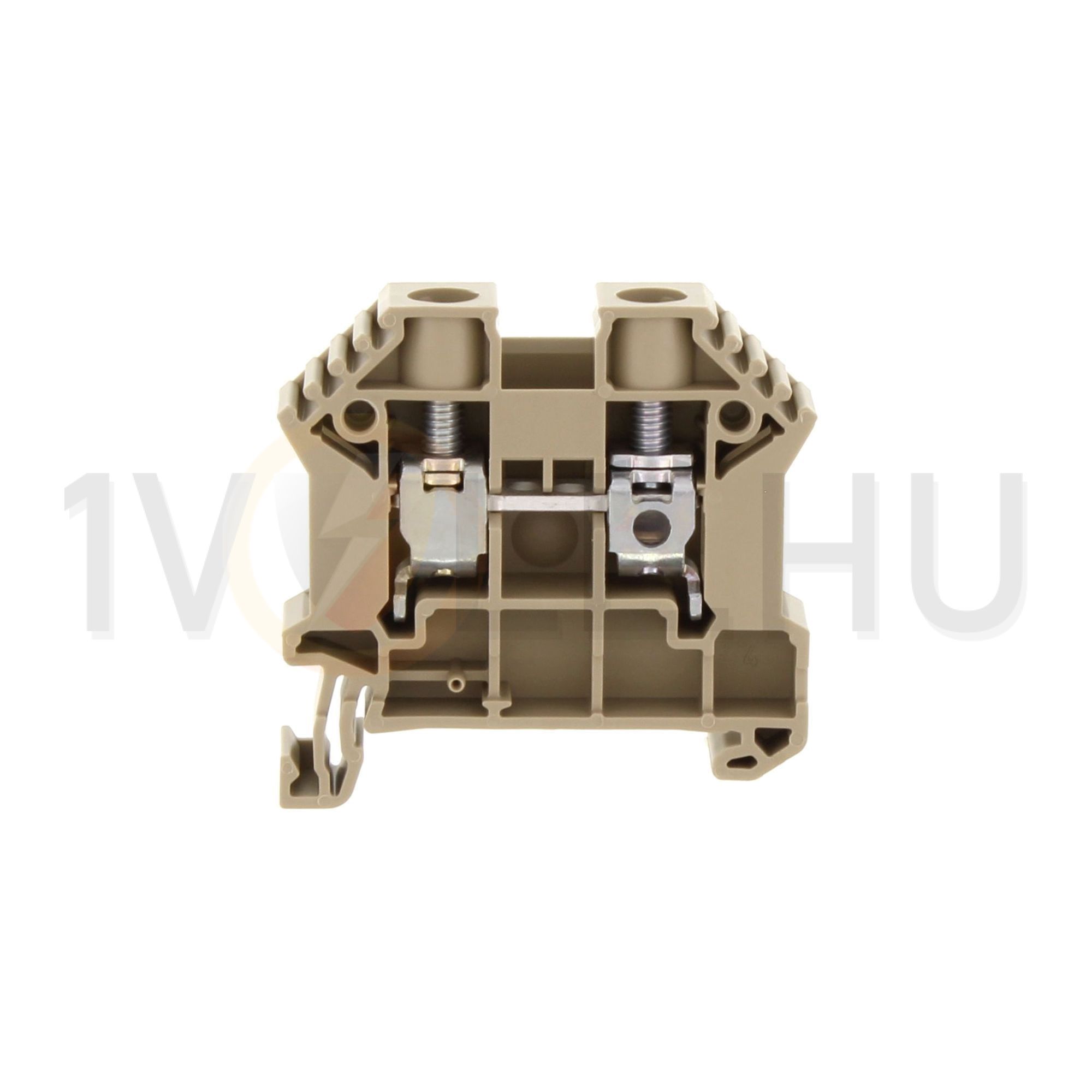 Átmenő sorkapocs TS35 1-szintes 57A 0,2-10mm2/érvéghüvely bézs csavaros/ SRK 10/2A BG CONTA-CLIP - 17112.2