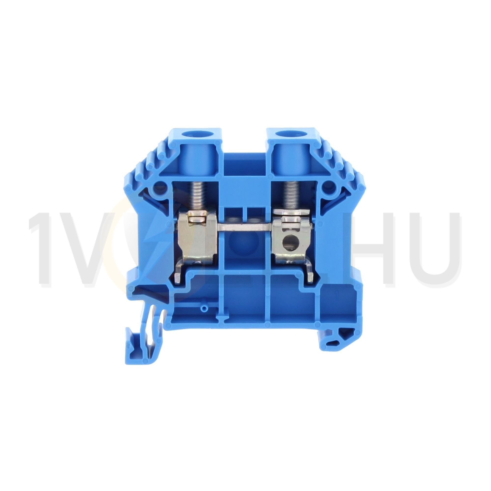 Átmenő sorkapocs TS35 1-szintes 57A 0,2-10mm2/érvéghüvely kék csavaros/ SRK 10/2A BU CONTA-CLIP - 17112.5