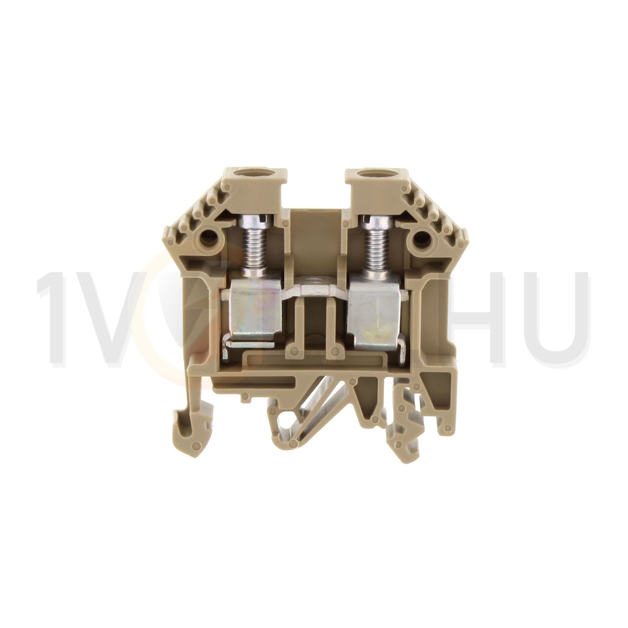 Átmenő sorkapocs TS32/35 1-szintes 57A 0,2-10mm2/érvéghüvely bézs csavaros/ RK 6-10 BG CONTA-CLIP - 1005.2