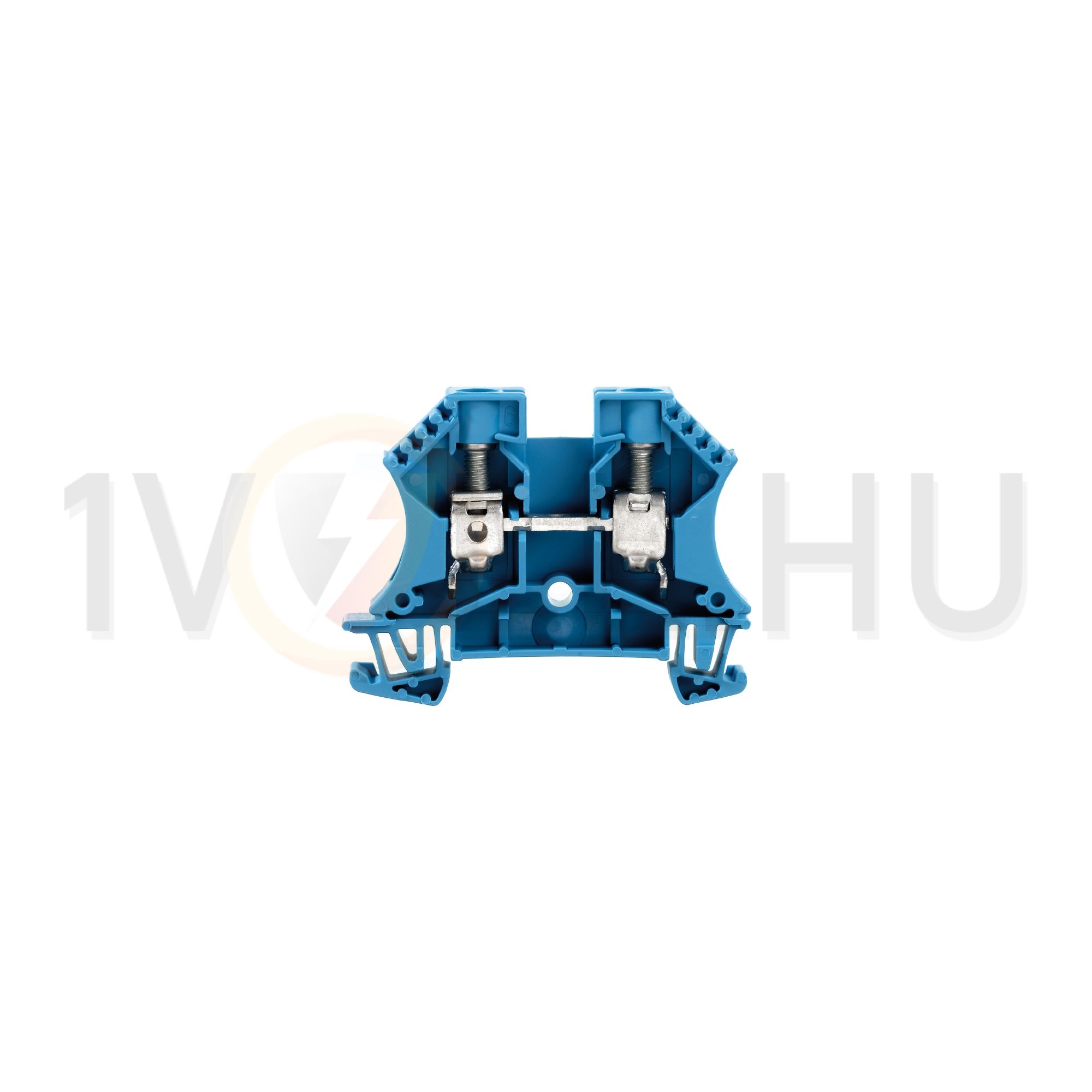 Átmenő sorkapocs TS35 1-szint 2-poz 1.5-10mm2/érvéghüvely 57A kék csavaros WDU 10 BL Weidmüller - 1020380000